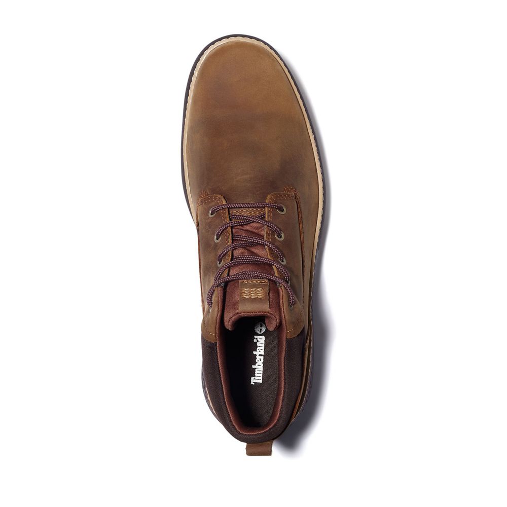 Bocanci Chukka Timberland Barbati Maro - Cross Mark Waterproof With Gore-Tex Fabric - Romania - AMSB